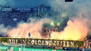 TSV 1860 München 03 Borussia Dortmund 29072022 Corteo Choreo amp Pyroshows [upl. by Furgeson]