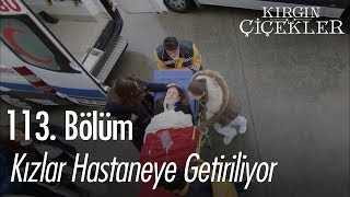 Kızlar hastaneye getiriliyor  Kırgın Çiçekler 113 Bölüm  Final [upl. by Llenrub]