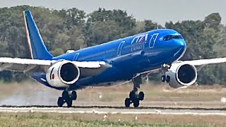 90 PLANES Landing Taxi amp Takeoff in 53 MINUTES  Rome Fiumicino Airport Plane Spotting 4K [upl. by Airednaxela]