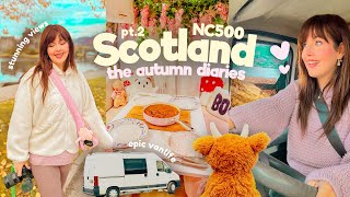 NC500  attempting the UKs most EXTREME road 🚐 Bealach na Bà l Scotland Van Vlogs  Autumn Diaries [upl. by Armalla]