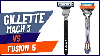 Gillette Mach 3 vs Gillette Fusion 5  Comparing Differences and Shave [upl. by Matheson]