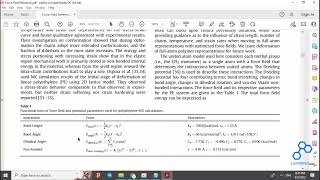 Force Field Settings in LAMMPS [upl. by Burnley]