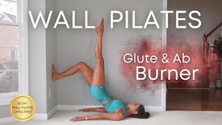 Wall Pilates Beginner Workout  28 Day Wall Pilates Challenge Day 1 [upl. by Alurta]