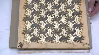 Creating an EscherLike Tessellated Chess Board [upl. by Nnaeilsel854]