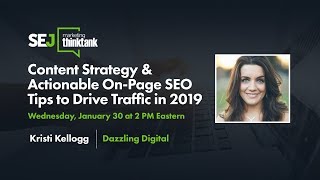 Content Strategy amp Actionable OnPage SEO Tips to Drive Traffic in 2019 [upl. by Artenak]