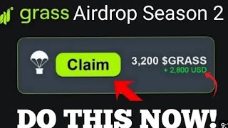 GRASS AIRDROP SEASON 2  HOW TO CONNECT AND VERIFY WALLET [upl. by Alysa225]