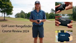 Golf Laser Rangefinder Course Review 2024 You Must Watching Before Buying [upl. by Rehotsirk]