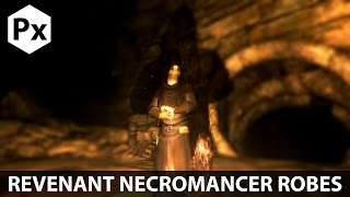 Skyrim Mod Spotlight Revenant Necromancer Robes [upl. by Chemar701]