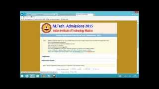 MTech Admission  IIT Madras  How to register [upl. by Rosane543]