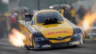 Del Worsham powers past the field Friday in Indy NHRA [upl. by Hoeve]