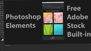 Adobe Stock in Photoshop Elements [upl. by Thalia619]