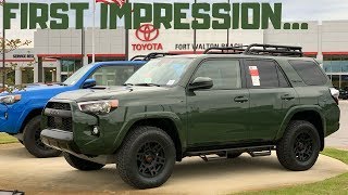 IT LOOKS AWESOME 2020 Army Green 4Runner First Impression [upl. by Alyse512]