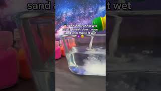 Citric acid 🥴😱 aqua sand hydrophobic citricacid lemonjuice [upl. by Kosak]