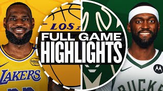 LAKERS at BUCKS  NBA PRESEASON FULL GAME HIGHLIGHTS  October 10 2024 [upl. by Laurita]