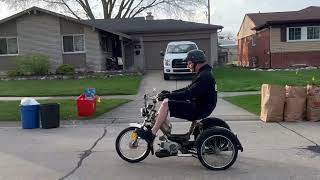 motron trike cold start and ride bring a trailer auction [upl. by Jacobson]