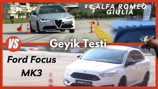 Ford Focus MK3 VS Alfa Romeo Gıulıa Geyik Testi inceleme 2024 [upl. by Feola]