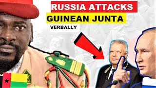 GUINEA COUP GUINEA JUNTA ACCUSES RUSSIAN AMBASSADOR OF VERBAL ATTACK ASKED FOR AN APOLOGY [upl. by Ellehcrad]