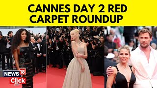 Cannes Film Festival 2024 Day 2 Red Carpet Roundup Of BestDressed Celebs  English News  N18V [upl. by Adnilreb]