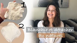 3 TRUCS POUR BLANCHIR ET DÉTACHER VOS VETEMENTS AU NATUREL [upl. by Olihs]