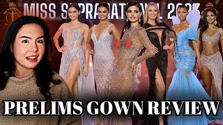 💥 Miss Supranational 2023 PRELIMINARY Evening Gown REVIEW All Contestants [upl. by Lotta85]