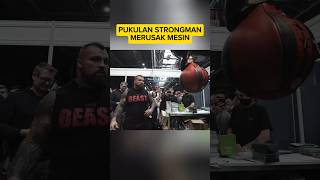 Strongman merusak mesin tinju 🥊😱 [upl. by Greggs]