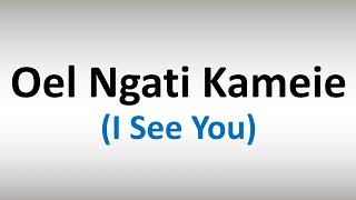 How to Pronounce Oel Ngati Kameie I See You [upl. by Prud]