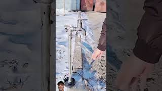 Condition of taps in winter 😱 shortsfeed vviralvideo [upl. by Harv]