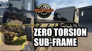 Globe Trekker ZERO TORSION SUBFRAME BUILD INTRO [upl. by Aker324]