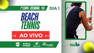 Campeonato Estadual de Beach Tennis  Rio do Sul SC  Dia 001 [upl. by Amadis501]