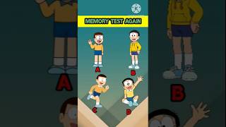 Memory test ll nobita ll ash ll brain test ll viralvideo shorts viral2024 [upl. by Haroppiz925]