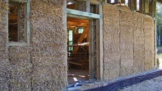 Strawbale Vlog 27  Strzyżenie kostek słomy [upl. by Firestone625]