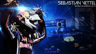 Sebastian Vettel World Champion ´10 ´11 SpeedArt [upl. by Fabiolas]