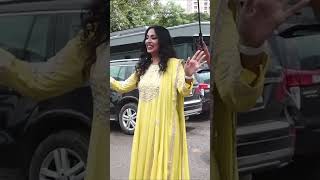 Kashmira Shah dazzles in ethnic elegance on Laughter Chefs set😍kashmirashah viralvideo shorts [upl. by Nylcoj]