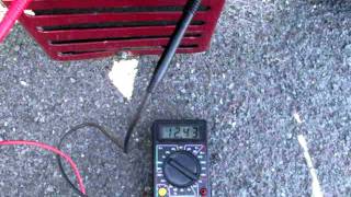 Suzuki Vs 1400 intruder S83 test alternateur low voltage charging checkAVI [upl. by Dnalrag]