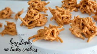 Butterscotch Haystacks 3 Ingredients No Bake Cookies [upl. by Hendrika]