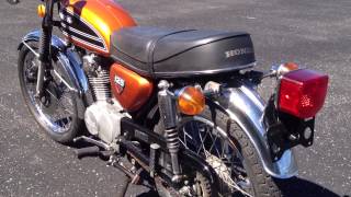 Vintage 1974 Honda CB125 CB125S 1500 Miles in Great Running Condition [upl. by Orest]