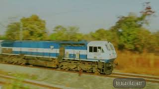 Tr No 17416 Kolhapur Tirupati Haripriya Exp with LHB coaches Passes Between Desur  Idalhond [upl. by Nnyleimaj]