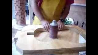 DRUM SANDER VERTICAL HOMEMADE [upl. by Sibella]