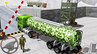 US Offroad Army Oil Tanker Truck Game [upl. by Rebmeced]