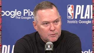 Michael Malone Talks Series Win vs Suns Postgame Interview [upl. by Freddie]