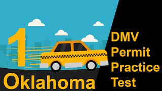 Oklahoma DMV Permit Practice Test 1  2018 [upl. by Adiam683]