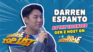 Darren Espanto as the talented Gen Z host on It’s Showtime  Kapamilya Toplist [upl. by Cohberg]