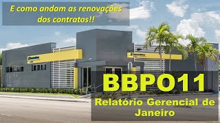 FII BBPO11  Relatório Gerencial de Janeiro [upl. by Eivad]