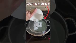 DIY Distilled Water At Home💧The Cheapest Method shorts distilledwater [upl. by Atnuahsal1]