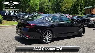 Certified 2023 Genesis G70 20T Cary NC G701316L [upl. by Priestley]