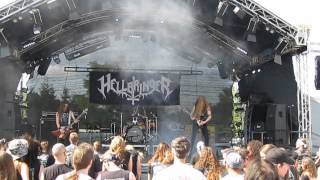 Hellbringer  live  Hells Pleasure Open Air 2014 [upl. by Ettelliw591]