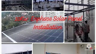 10Kw Enphase Solar Panel Installation videoLIFE IS MY WORLDRR [upl. by Courtund]