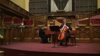 Michel Corrette Cello Sonata Opus 20 6 [upl. by Nohsad]