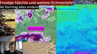 Weitere SCHNEEFÄLLE bis SAMSTAG Nächte FROSTIG  Ab SONNTAG FRÜHLINGSHAFT [upl. by Boonie78]