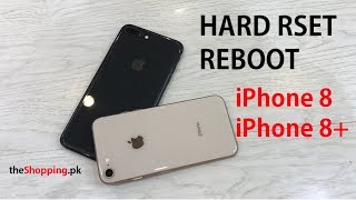 HOW TO HARD RESET iPHONE 8 amp iPHONE 8 [upl. by Naujej]